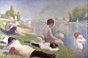 Georges Seurat Bathers at Asnieres (mk09) Spain oil painting reproduction
